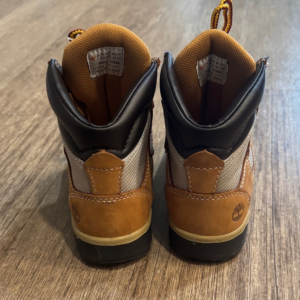 Timberland Kids Brown Lace-Up Boots - Picture 4 of 6